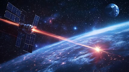 Laser Communication System Linking Satellites with Light Beams Across Vast Space