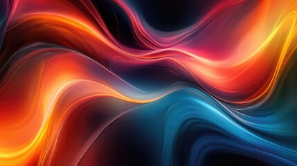 Obraz premium Abstract wavy background design
