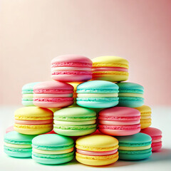 Macarons of various colors