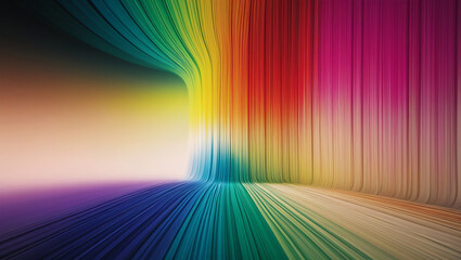 Abstract Green Purple Background Dark Steam of Psychedelic Art