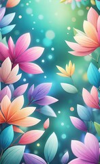 pattern with pink flowers