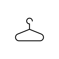 hanger Vector icon, simple flat black linear illustration for web and app..eps