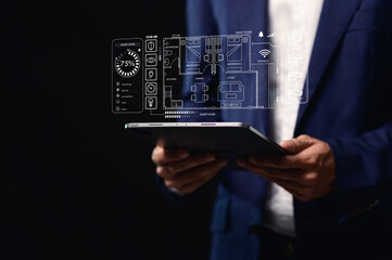 Explore the intuitive smart home interface and icons designed to seamlessly and easily manage all the connected devices in your home or building.