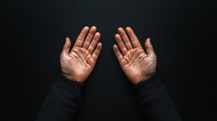 Reaching Towards Healing Light - Symbolic Concept of Overcoming Adversity through Hope and Resilience