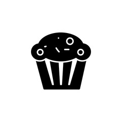 Muffin icon, vector illustration. Vector muffin icon trendy style illustration for web and app..eps