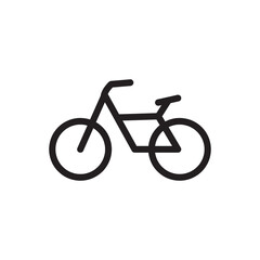 Obraz premium Bike icon,vector illustration. vector bike icon flat black linear illustration for web and app..eps