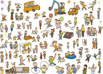 イベントに集まる人々