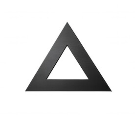 Minimalist Triangle Geometric Shape Design