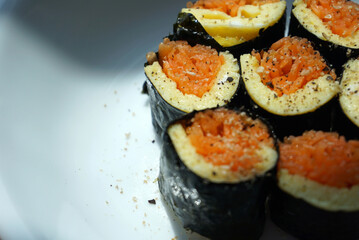 Kito Gimbap a chitogenic diet no carbohydrates healthy food