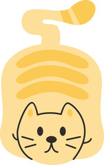 Cat Hand Drawn Illustration