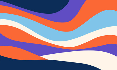 Vibrant Wave Abstract Background - Vector Illustration