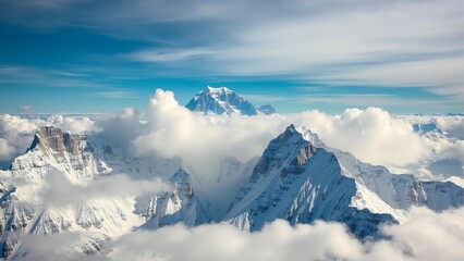 Fototapeta premium Snow Mountain Mount Everest