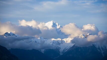 Snow Mountain Mount Everest