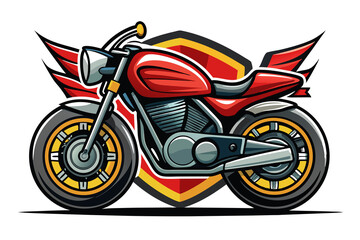 Obraz premium motorcycle logo emblem style