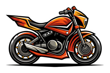 Fototapeta premium motorcycle logo emblem style
