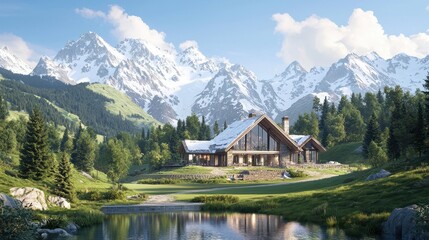 Modern Mountain Home with Stunning Views