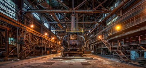 Fototapeta premium Abandoned Industrial Building