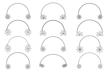 This collection features vintage-inspired floral frames, enhancing your designs with their ornate borders and round shapes, creating a beautiful and decorative element.