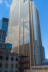 Obraz premium exterior of skyscraper and office buildings in downtown minneapolis