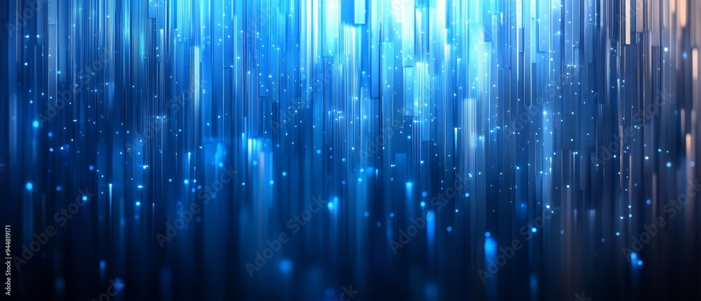 Poster Metallic Gradient with Dynamic Vertical Lines