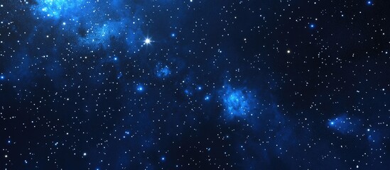 3D cartoon depiction of a dark blue night sky filled with stars and the Milky Way in the background