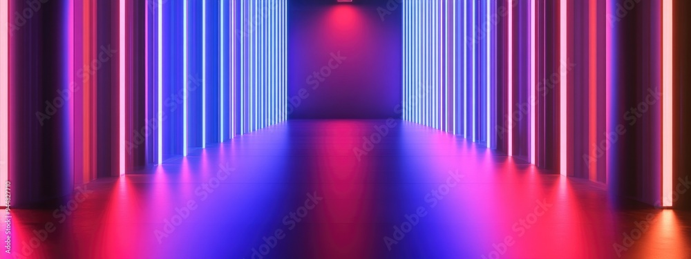 Poster 3d rendered abstract display background