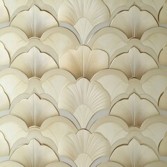 アールデコ幾何学壁紙