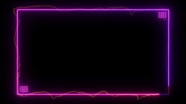 Stream Overlay Seamless Loop Frame Motion Background
