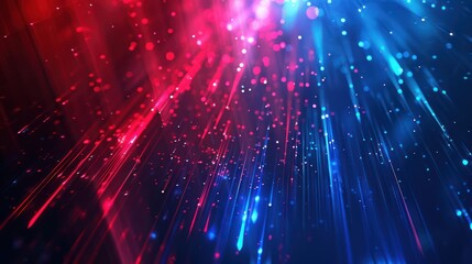 Obraz premium Abstract Red and Blue Lights