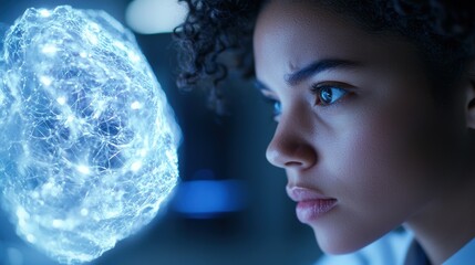 Naklejka premium Futuristic technology and innovation