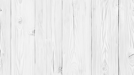 Obraz premium White wooden planks with a smooth texture and natural grain patterns. The wood appears clean and bright, suitable for backgrounds or design elements.