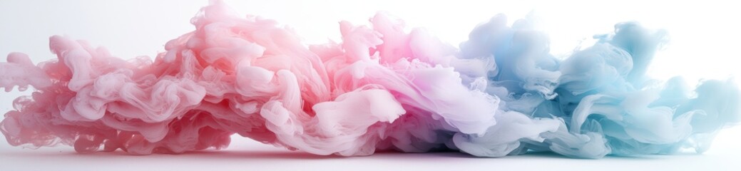 Fototapeta premium Colorful abstract smoke or ink swirls