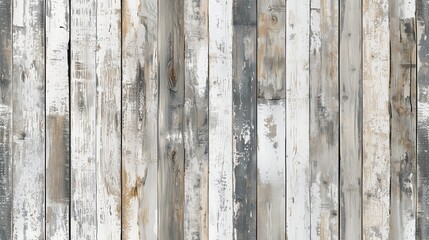 A textured background featuring a variety of wooden planks in shades of gray, white, and beige. The planks show signs of wear and weathering, adding a rustic charm.