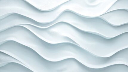 Smooth abstract waves of light blue and white