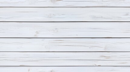Obraz premium White wooden planks arranged horizontally, showcasing a rustic texture with subtle grain patterns and knots.