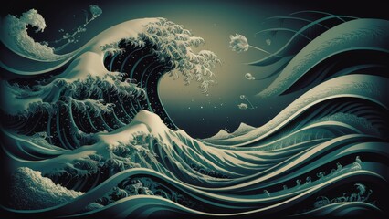  Mesmerizing Digital Waves: The Enchanting Movement of Pixel Ribbons