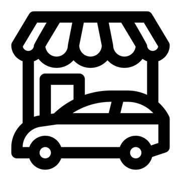 recommend clip art: drive through, store, drive thru, shop, retail outline icon