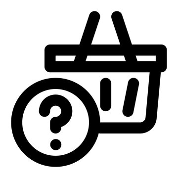 recommend clip art: faq, help, support, question, shopping outline icon