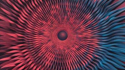 Obraz premium Oscillating Wave Patterns: Exploration of Frequency Dynamics in Science, Education, and Research.