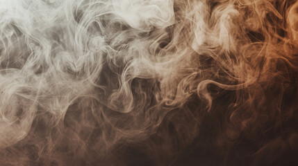 Naklejka premium Abstract Brown Smoke Background