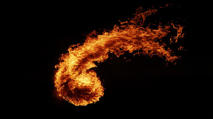 Abstract Fire Explosion