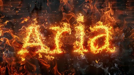 Fire personalized name postcard perfect for decor.