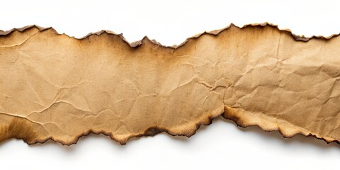 Torn and burned edges of paper , damaged, destroyed, vintage, distressed, grunge, texture, rough, abstract, aged