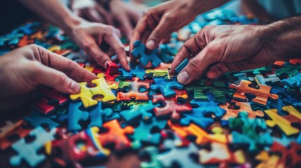 Collaborative Problem-Solving: Team members who join forces to brainstorm and solve complex problems, integrating their skills to find innovative and effective solutions.
