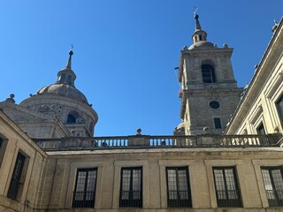 Royal Site of San Lorenzo de El Escorial near Madrid in Spain
