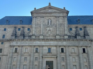Royal Site of San Lorenzo de El Escorial near Madrid in Spain