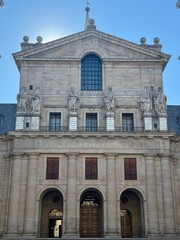 Royal Site of San Lorenzo de El Escorial near Madrid in Spain