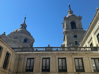 Royal Site of San Lorenzo de El Escorial near Madrid in Spain