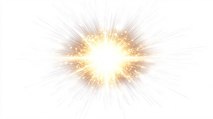 Obraz premium Golden Explosion Effect