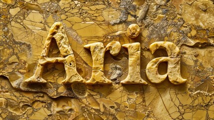 Yellow Marble personalized name postcard perfect for decor.